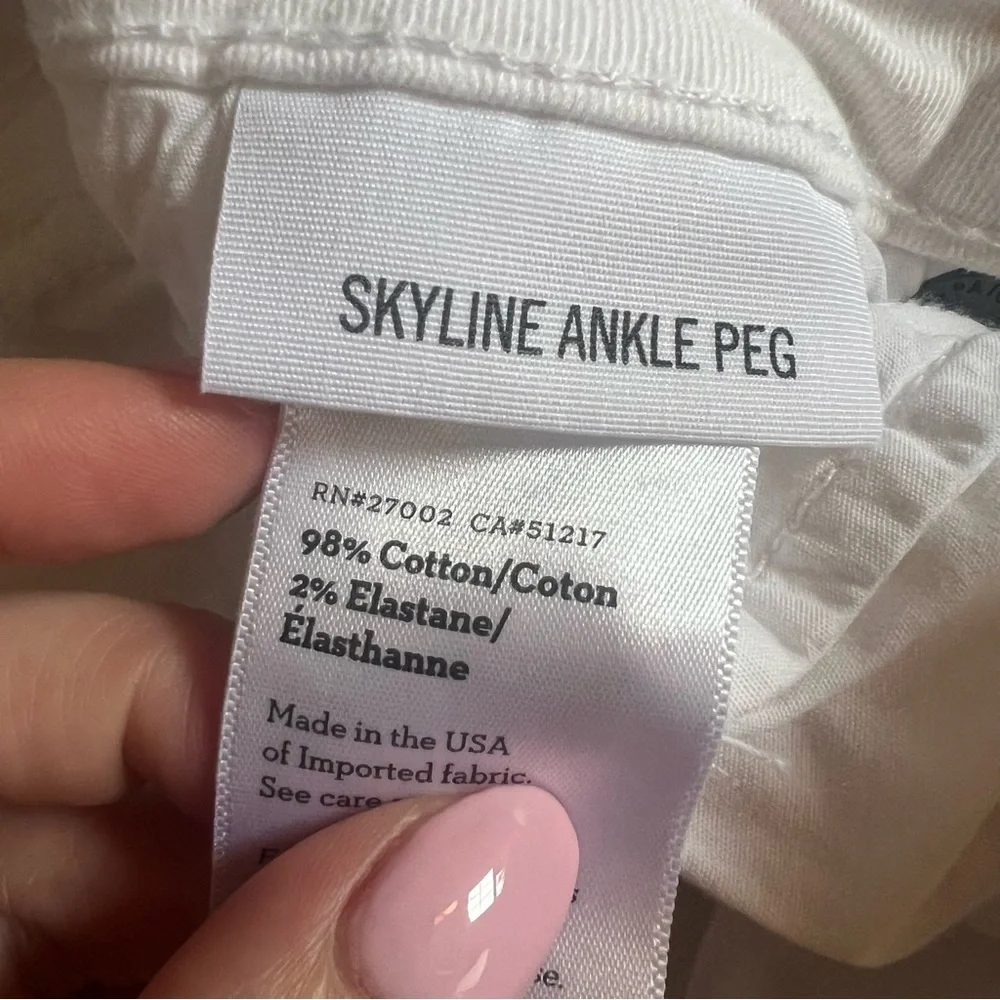 PAIGE Women's Skinny White Jeans 27